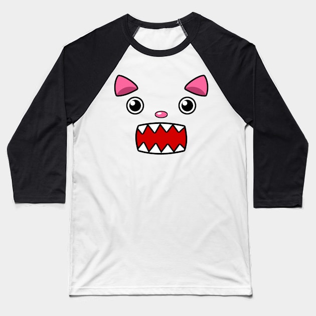 Excited Cat Baseball T-Shirt by Thedustyphoenix